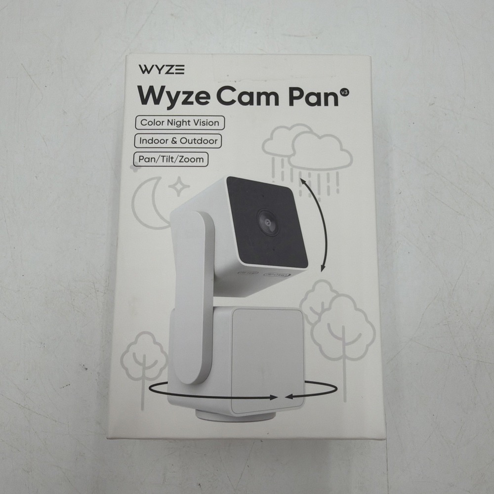 Wyze Cam Pan Indoor Outdoor Camera White WYZECPAN3 Tested